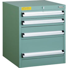 画像をギャラリービューアに読み込む, ＴＲＵＳＣＯ　ＶＥ５Ｓ型キャビネット　５００Ｘ５５０ＸＨ６００　引出４段
