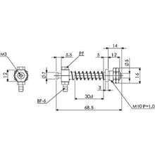 画像をギャラリービューアに読み込む, アインツ　吸着金具・ミニ用　トリツケセツゾクＭ１０×１．０ｍｍ
