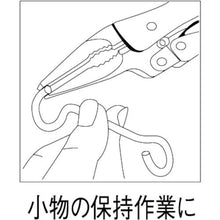 画像をギャラリービューアに読み込む, エビ　バイスプライヤ　ロングノーズタイプ（カッター付）　１３３ｍｍ
