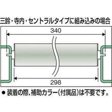 画像をギャラリービューアに読み込む, ＴＲＵＳＣＯ　ＳＵＳローラー　Φ３８．０Ｘ１．０ｔ　Ｗ５００　Ｓ付
