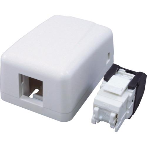 Corning Cat6 RJ45 Modular Jack Exposed Outlet Set 1 พอร์ต
