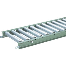 画像をギャラリービューアに読み込む, ＴＲＵＳＣＯ　スチールローラーコンベヤ　Φ３８　Ｗ３００ＸＰ７５ＸＬ２０００
