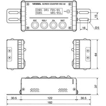 Load image into gallery viewer, Screw counter for VESSEL AC type VSC-02
