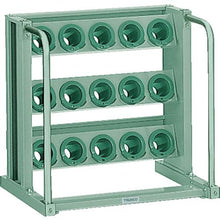 Load image into gallery viewer, TRUSCO touring rack Blind Tricot /NT50 combined storage of 15 with lock

