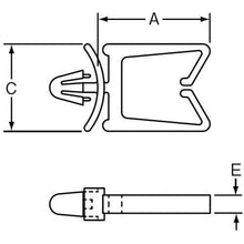 将图像导入到图库查看器中PANDUIT推入式夹具线鞍（100 件）
