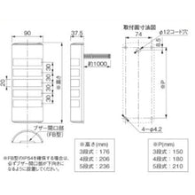 โหลดรูปภาพลงในโปรแกรมดูแกลเลอรี PATLITE Wall Mount พื้นผิวผนัง LED แบบบาง
