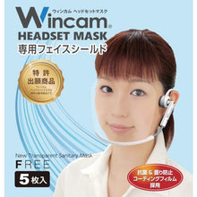 画像をギャラリービューアに読み込む, Ｗｉｎｃａｍ　ヘッドセットマスク専用フェイスシールド
