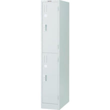 โหลดรูปภาพลงในโปรแกรมดูแกลเลอรี ตู้ล็อคเกอร์ STANDARD TRUSCO สำหรับ 2 คน 1 แถว 2 ขั้น ล็อคกระบอกสีขาว
