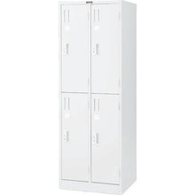 โหลดรูปภาพลงในโปรแกรมดูแกลเลอรี TRUSCO ตู้ล็อคเกอร์ STANDARD สำหรับ 4 คน 2 แถว 2 ชั้น ล็อคทรงกระบอก สีขาว
