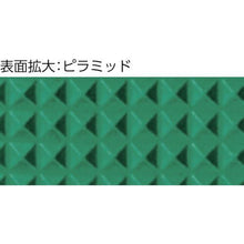 画像をギャラリービューアに読み込む, ＴＲＵＳＣＯ　ワゴン用マット　ピラミット　３６０Ｘ３６０用　グリーン
