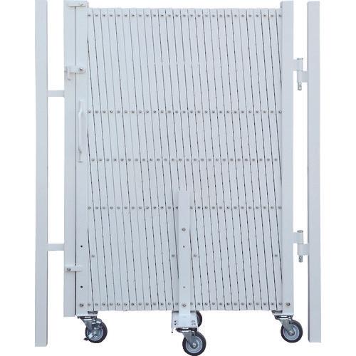 ワコー　マルチゲート　マルチウエイト式　片扉タイプ　ホワイト