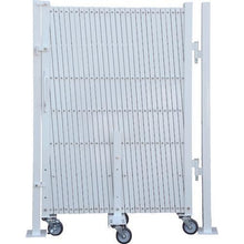 画像をギャラリービューアに読み込む, ワコー　マルチゲート　ベースプレート式　片扉タイプ　ホワイト
