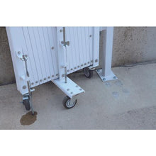 画像をギャラリービューアに読み込む, ワコー　マルチゲート　ベースプレート式　片扉タイプ　ホワイト
