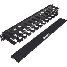 โหลดรูปภาพลงในโปรแกรมดูแกลเลอรี PANDUIT Hinged Duct Type แผงจัดการสายเคเบิลแนวนอน Surface Duct 1U
