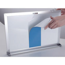 Tải hình ảnh vào trình xem thư viện, Tấm nam châm màu hai mặt TRUSCO trắng xanh
