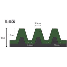 画像をギャラリービューアに読み込む, ＷＡＫＩ　筋ゴムマット緑　３×１０００×５Ｍ
