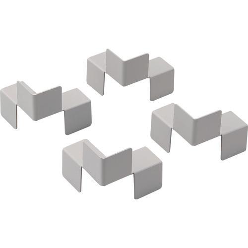 ＴＲＵＳＣＯ　スタンダード書庫用転倒防止金具　中間１連用連結板４個セット