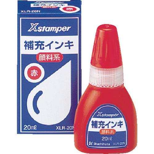 シヤチハタ　顔料系インキ２０ＭＬ　赤