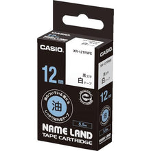 โหลดรูปภาพลงในโปรแกรมดูแกลเลอรี ตลับสำหรับเทป CASIO Nameland 12 มม. สีขาว/ตัวอักษรสีดำ
