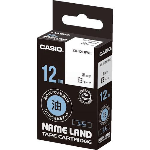 ตลับสำหรับเทป CASIO Nameland 12 มม. สีขาว/ตัวอักษรสีดำ