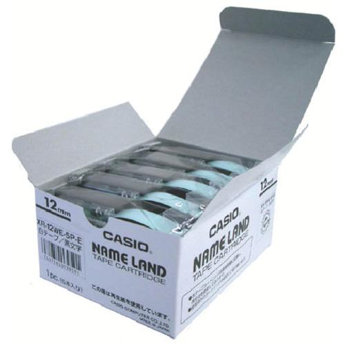 12 มม. พร้อมเทป STANDARD 5 ม้วนสำหรับ CASIO Nameland