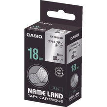 โหลดรูปภาพลงในโปรแกรมดูแกลเลอรี ตลับสำหรับเทป CASIO Nameland 18 มม. สีเงิน/ตัวอักษรสีดำ
