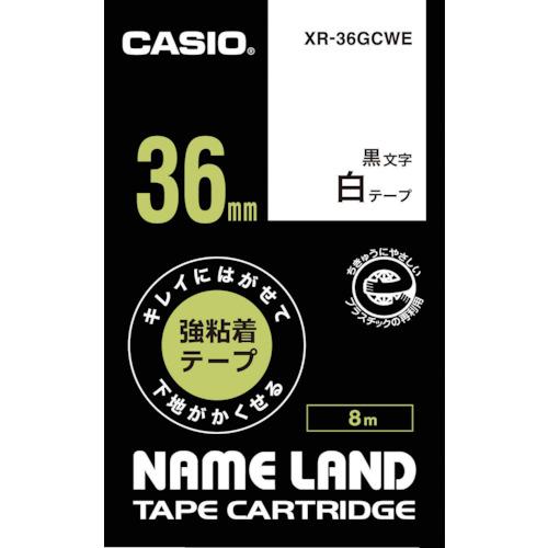 ตลับสำหรับเทป CASIO Nameland 36 มม. สีขาว/ตัวอักษรสีดำ