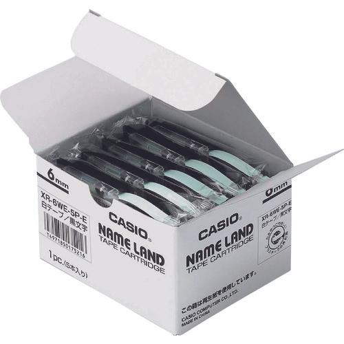 6 มม. พร้อมเทป STANDARD 5 ม้วนสำหรับ CASIO Nameland