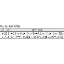 画像をギャラリービューアに読み込む, ニッサチェイン　ディスプレイパーツフック　ＢＹＰ－２０Ｆ－５　（１個＝１ＰＫ）
