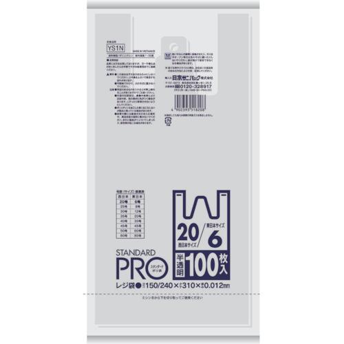 SANIPAK Y-4N Shopping Bag No. 20/35 Translucent