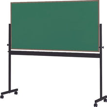 画像をギャラリービューアに読み込む, ＴＲＵＳＣＯ　回転ボード　両面仕様　ホーロー製　白Ｘ緑　９００Ｘ１２００
