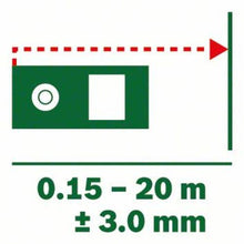 将图像导入到图库查看器中BOSCH激光测距仪测量范围0.15-20m
