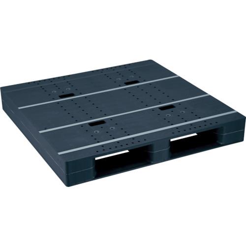 NPC plastic pallet ZD-1111E-RR single-sided two-way insertion black