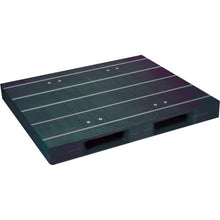 Load image into gallery viewer, NPC plastic pallet ZD-1315E-RR single-sided two-way insertion black
