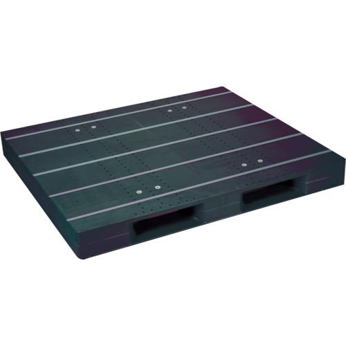 NPC plastic pallet ZD-1315E-RR single-sided two-way insertion black