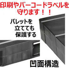 Load image into gallery viewer, NPC plastic pallet ZD-1315E-RR single-sided two-way insertion black
