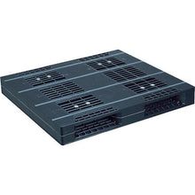 Load image into gallery viewer, NPC plastic pallet ZR-110120E-RR double-sided two-way insertion black
