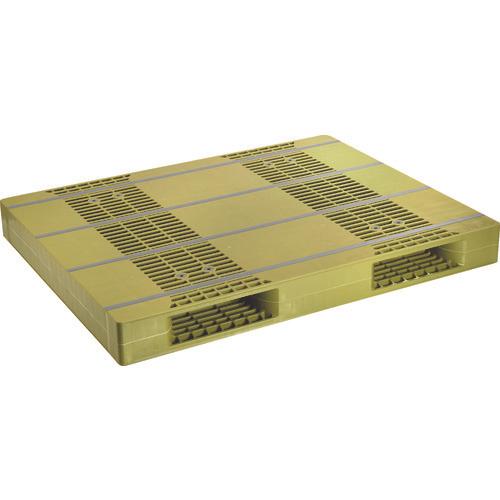 NPC plastic pallet ZR-110140E double-sided bidirectional light green