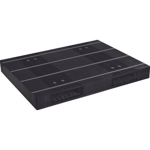 NPC plastic pallet ZR-110140E-RR double-sided two-way insertion black