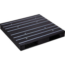 Load image into gallery viewer, NPC plastic pallet ZR-115122WE double-sided two-way insertion black
