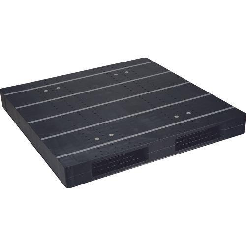 NPC plastic pallet ZR-1313E-RR double-sided two-way insertion black